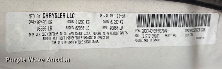 image for item EG8807 2009 Dodge Charger Police 