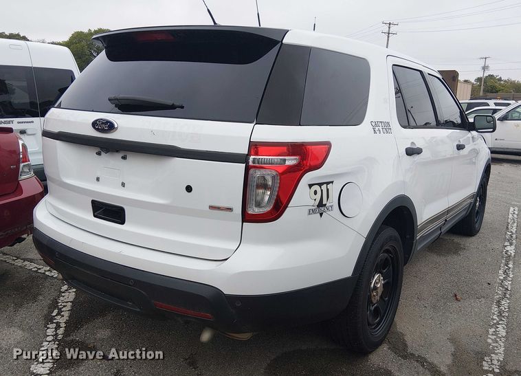 image for item EG8809 2015 Ford Explorer Police Interceptor SUV