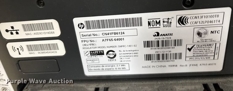 image for item EG8812 (4) HP Office Jet Pro 8620/8710 printers