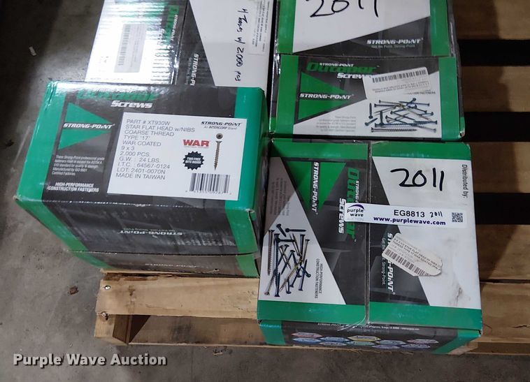 image for item EG8813 Strong Point star flathead screws