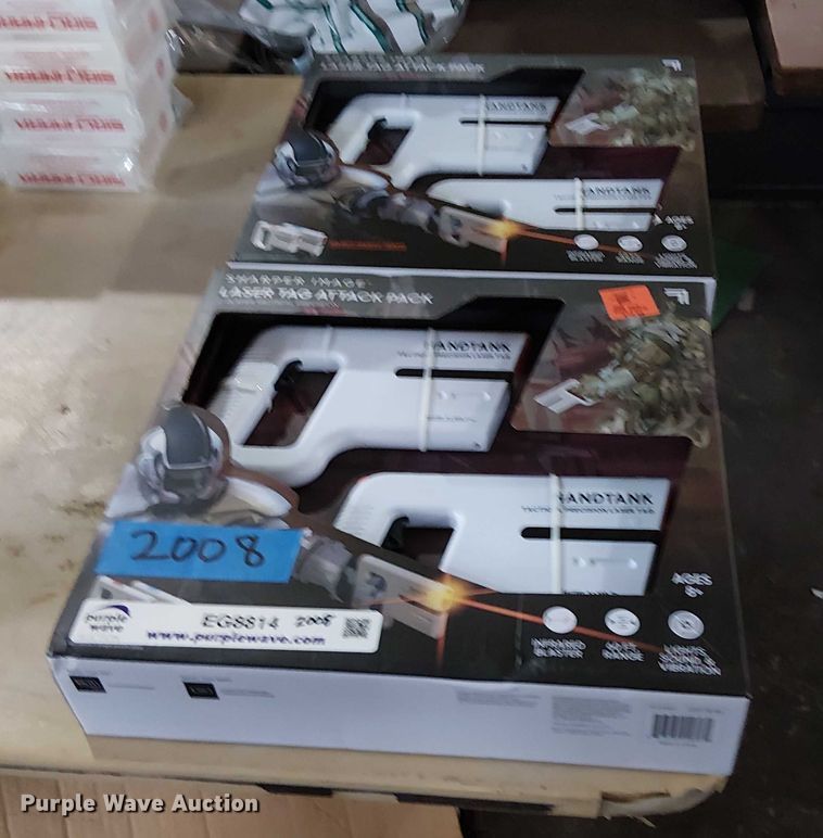 image for item EG8814 Sharper Image laser tag kits