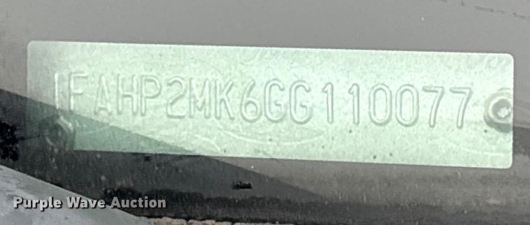 image for item EG8819 2016 Ford Taurus Police Interceptor 