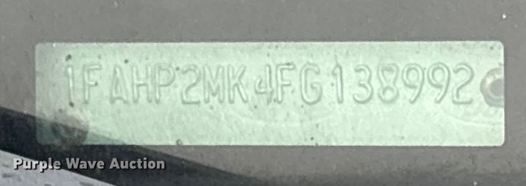 image for item EG8820 2015 Ford Taurus Police Interceptor 