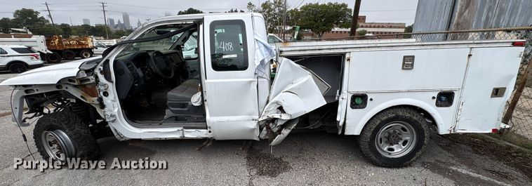 image for item EG8821 2012 Ford F250 SuperCab utility bed pickup truck