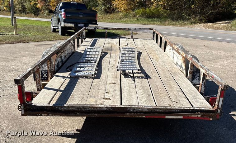 image for item EJ7707 1996 J-J-N Enterprises utility trailer