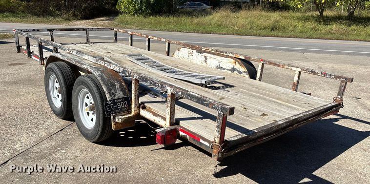 image for item EJ7707 1996 J-J-N Enterprises utility trailer