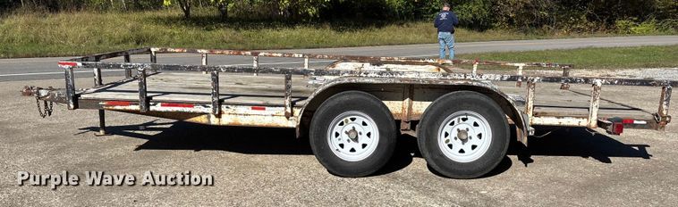 image for item EJ7707 1996 J-J-N Enterprises utility trailer