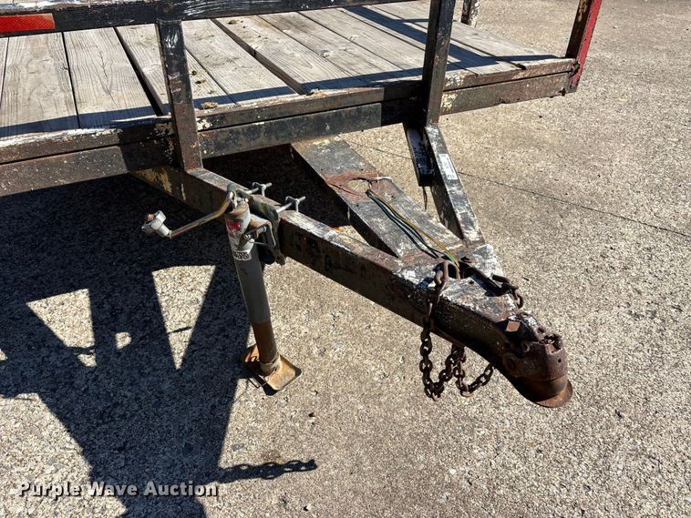 image for item EJ7707 1996 J-J-N Enterprises utility trailer