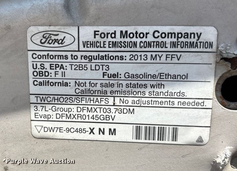 image for item EJ7714 2013 Ford Explorer Police Interceptor SUV