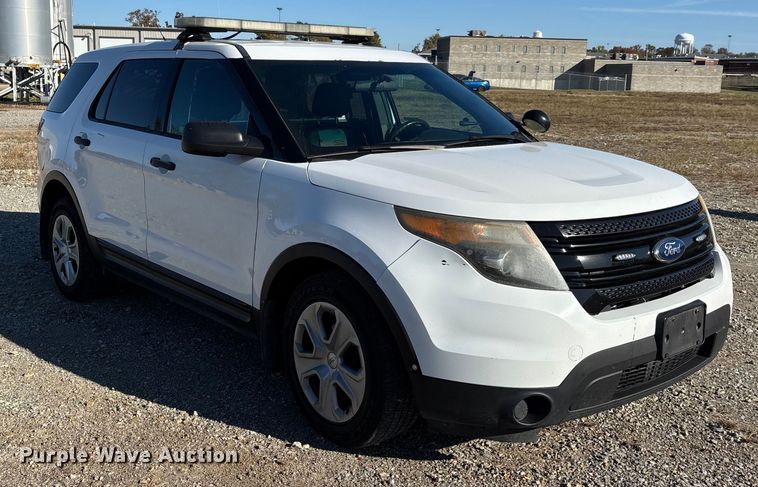 image for item EJ7715 2014 Ford Explorer Police Interceptor  SUV