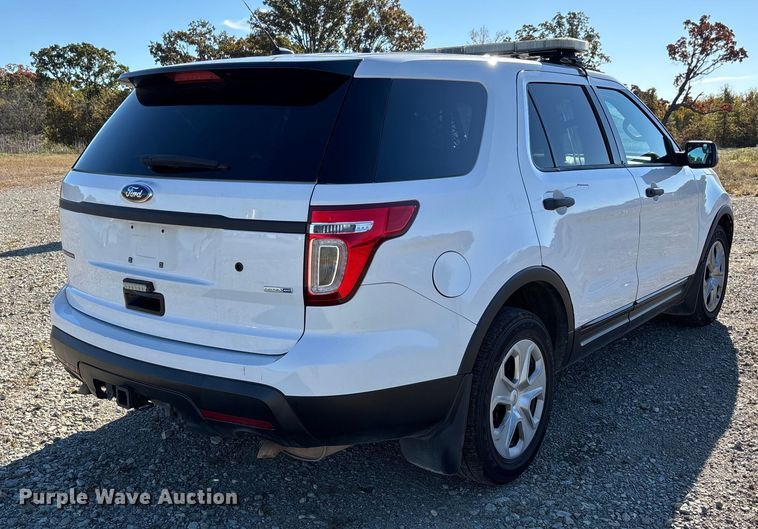 image for item EJ7715 2014 Ford Explorer Police Interceptor  SUV