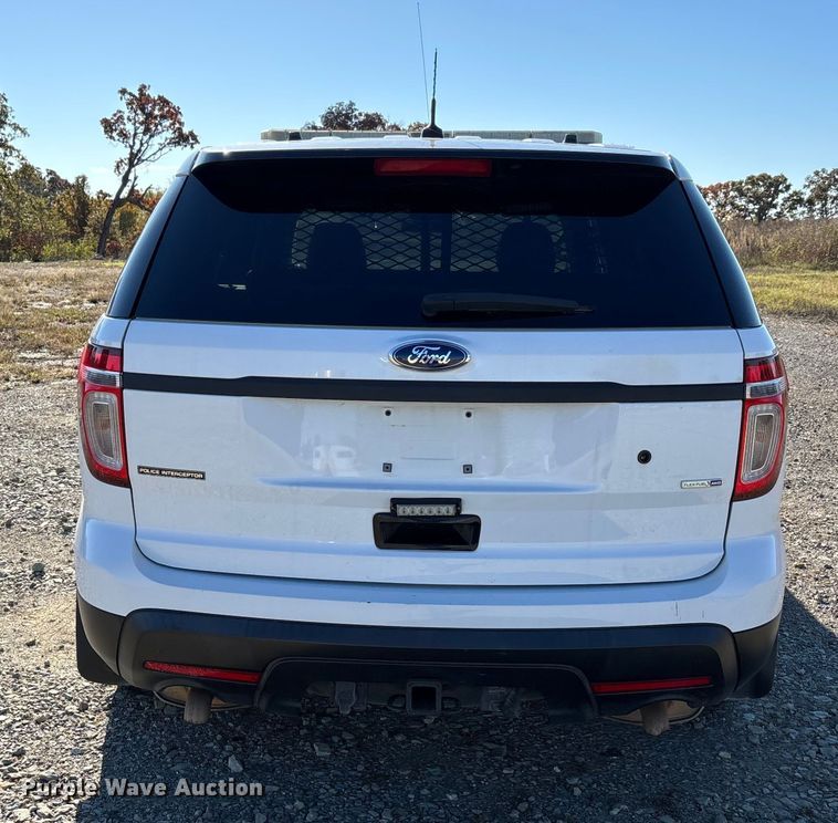image for item EJ7715 2014 Ford Explorer Police Interceptor  SUV