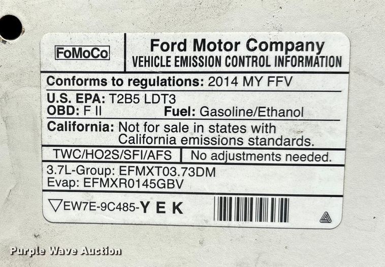 image for item EJ7715 2014 Ford Explorer Police Interceptor  SUV