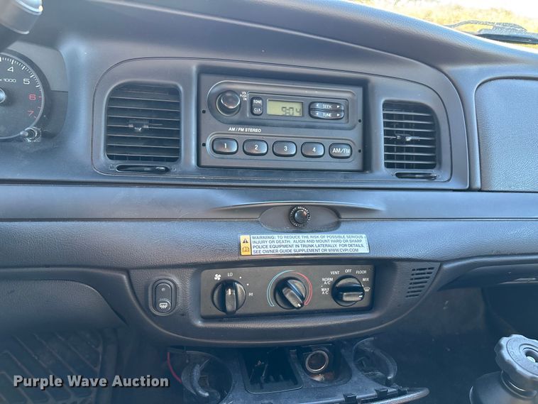 image for item EJ7716 2011 Ford Crown Victoria Police Interceptor 