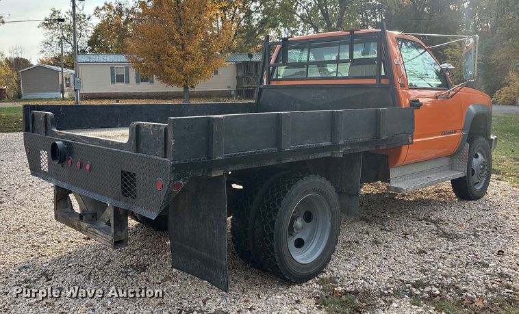 image for item EJ7749 1995 Chevrolet K3500 flatbed pickup truck