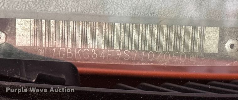 image for item EJ7749 1995 Chevrolet K3500 flatbed pickup truck