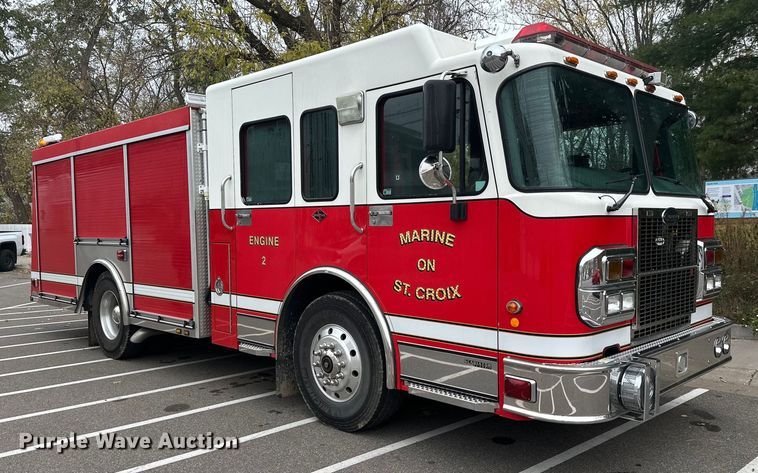 image for item EL0083 2003 Spartan pumper fire truck