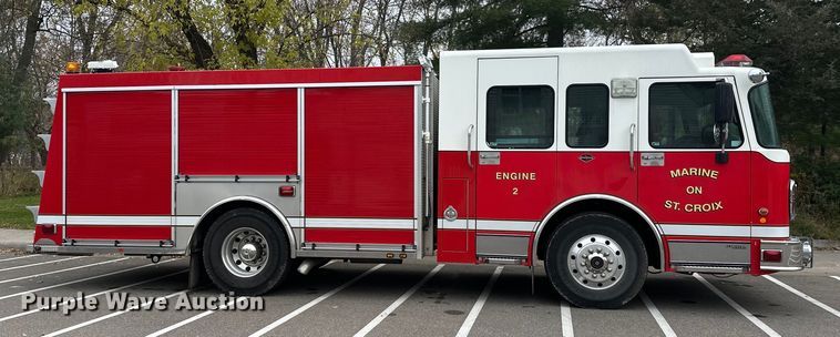 image for item EL0083 2003 Spartan pumper fire truck