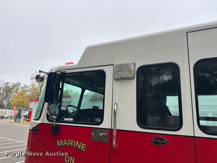 image for item EL0083 2003 Spartan pumper fire truck