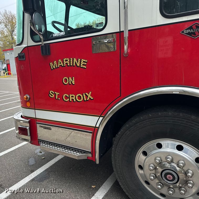 image for item EL0083 2003 Spartan pumper fire truck