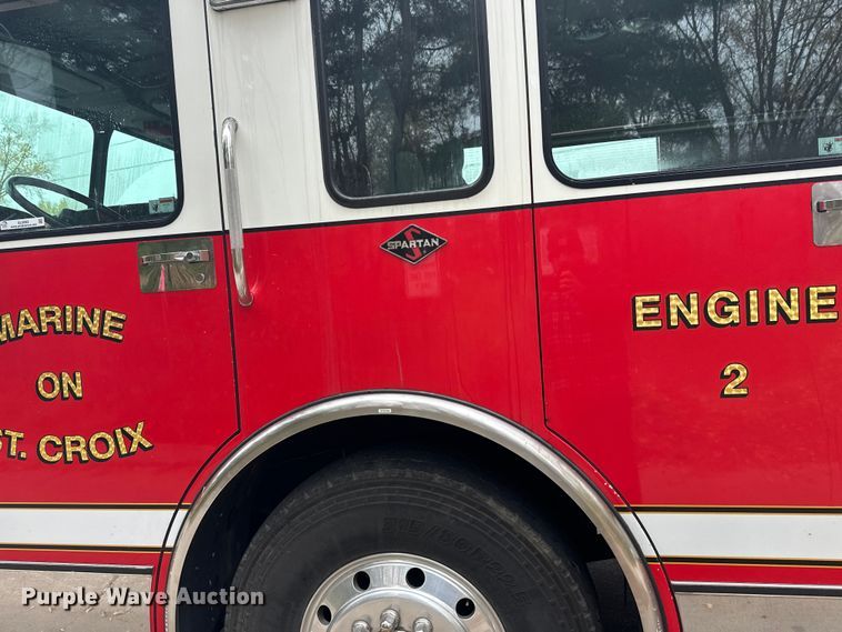 image for item EL0083 2003 Spartan pumper fire truck