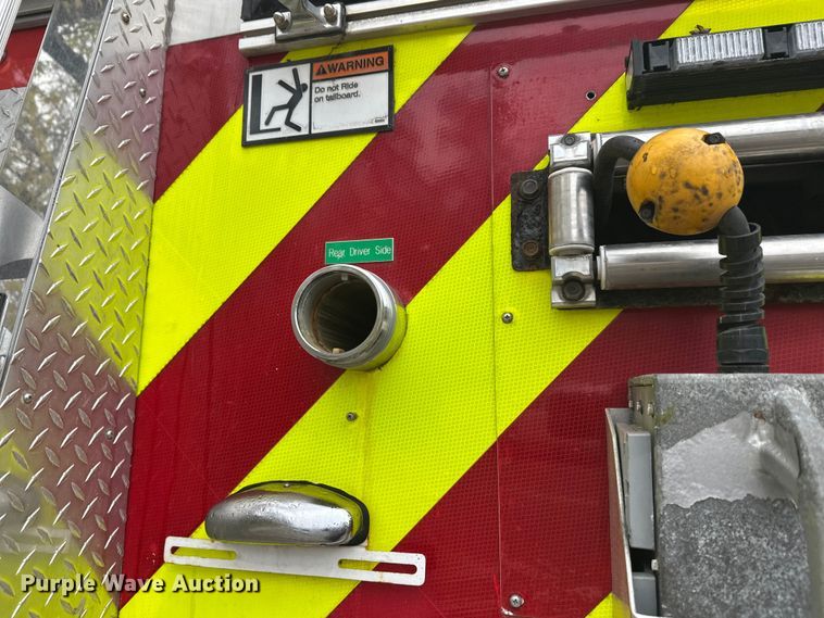 image for item EL0083 2003 Spartan pumper fire truck