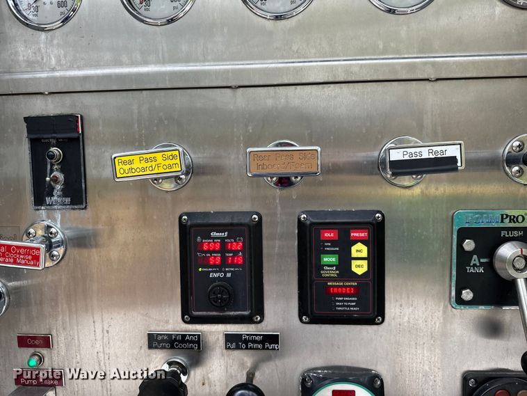 image for item EL0083 2003 Spartan pumper fire truck