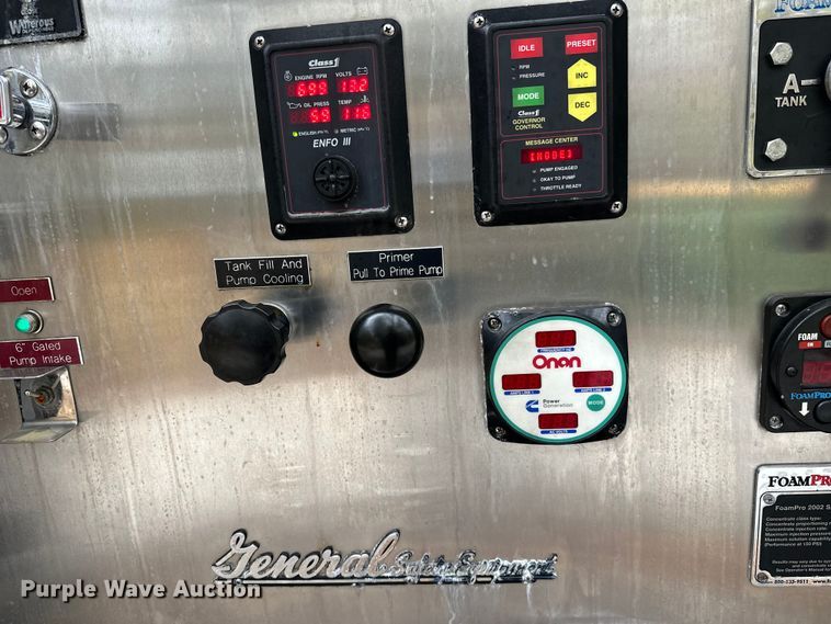 image for item EL0083 2003 Spartan pumper fire truck