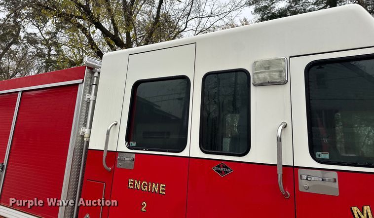 image for item EL0083 2003 Spartan pumper fire truck