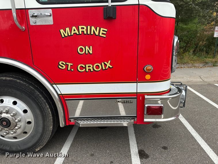 image for item EL0083 2003 Spartan pumper fire truck