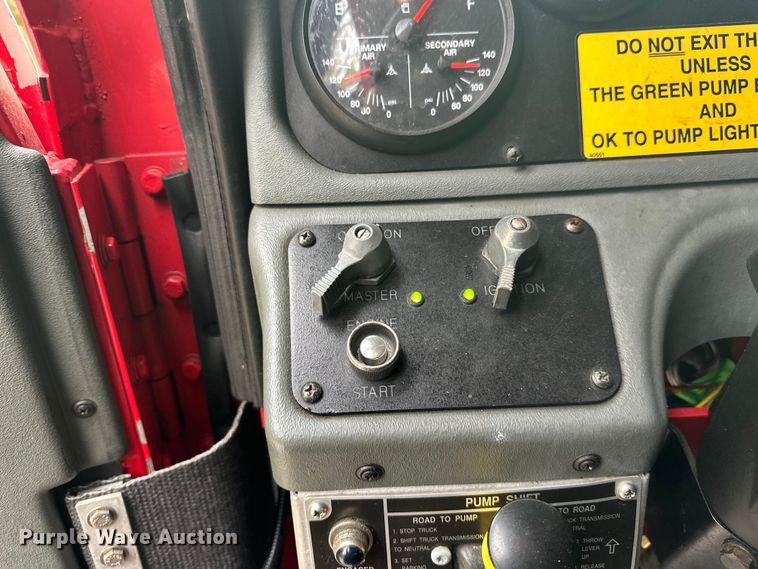 image for item EL0083 2003 Spartan pumper fire truck