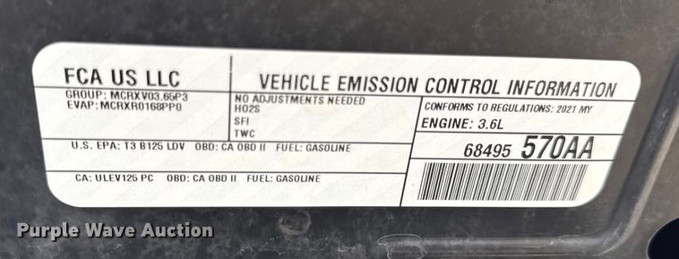 image for item EN0588 2021 Dodge Charger Police 