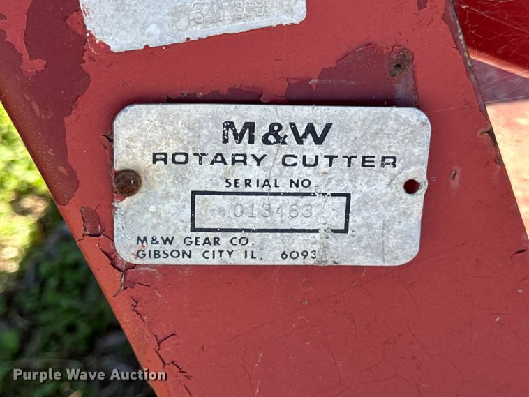 image for item EN0666 M&W PC1020 Prairie Clipper rotary mower