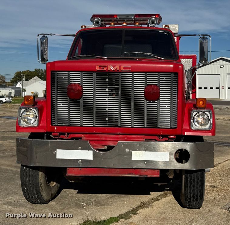 image for item EN0677 1983 GMC Brigadier pumper fire truck