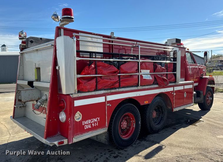 image for item EN0677 1983 GMC Brigadier pumper fire truck