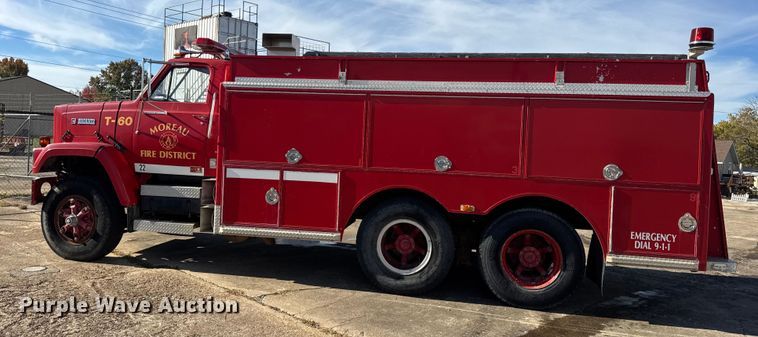 image for item EN0677 1983 GMC Brigadier pumper fire truck