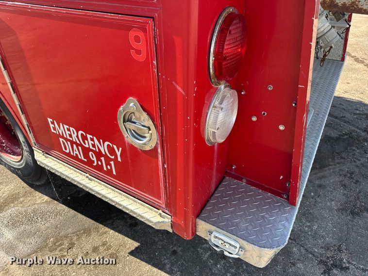 image for item EN0677 1983 GMC Brigadier pumper fire truck