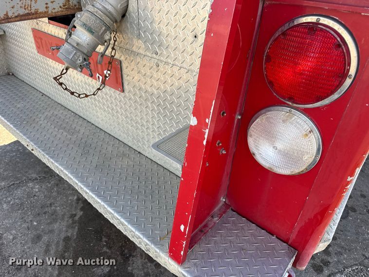 image for item EN0677 1983 GMC Brigadier pumper fire truck