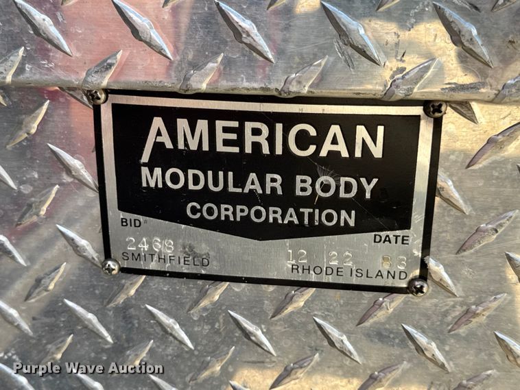 image for item EN0677 1983 GMC Brigadier pumper fire truck