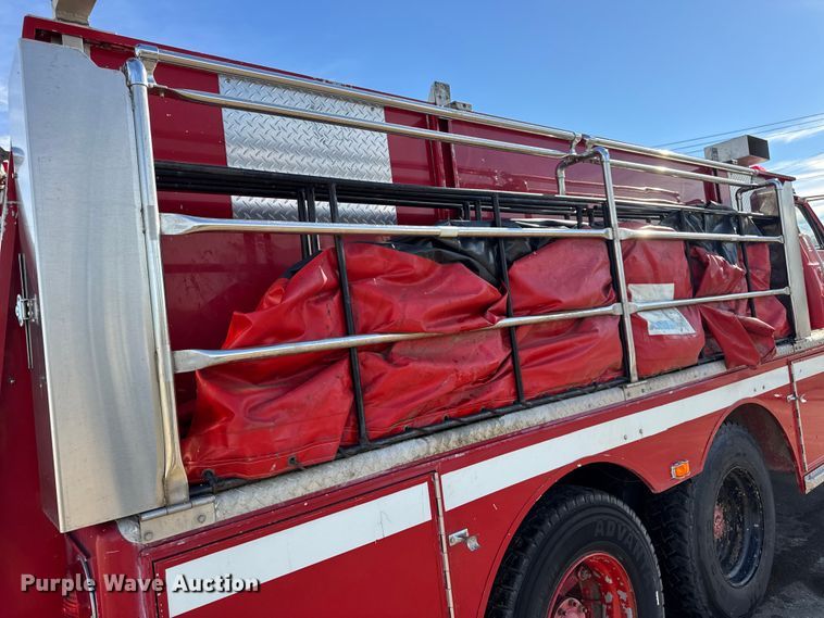 image for item EN0677 1983 GMC Brigadier pumper fire truck