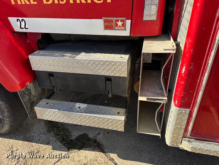 image for item EN0677 1983 GMC Brigadier pumper fire truck