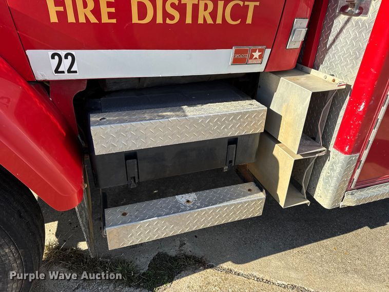 image for item EN0677 1983 GMC Brigadier pumper fire truck