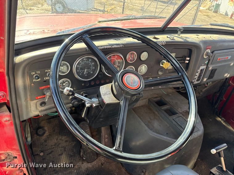 image for item EN0677 1983 GMC Brigadier pumper fire truck