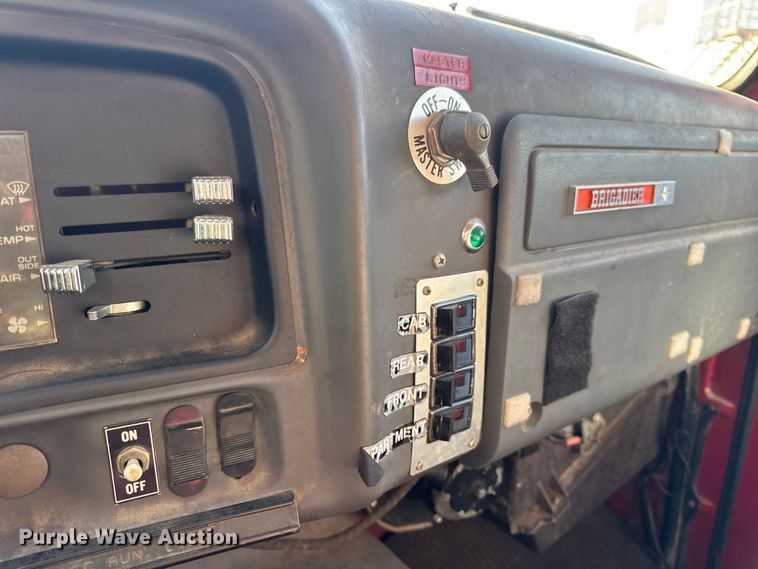 image for item EN0677 1983 GMC Brigadier pumper fire truck