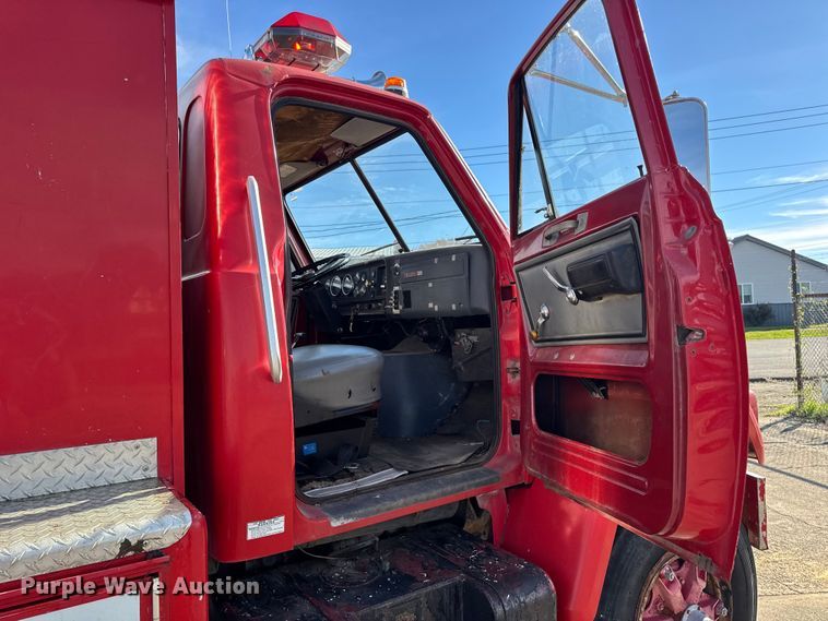 image for item EN0677 1983 GMC Brigadier pumper fire truck