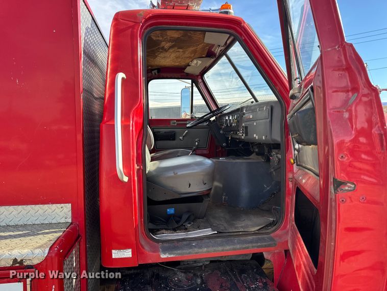 image for item EN0677 1983 GMC Brigadier pumper fire truck