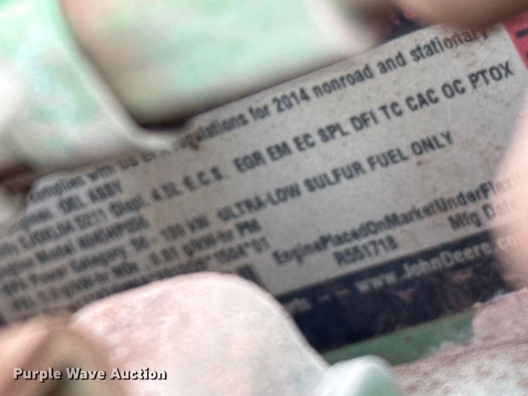 image for item EP0784 2014 John Deere 6130D MFWD tractor