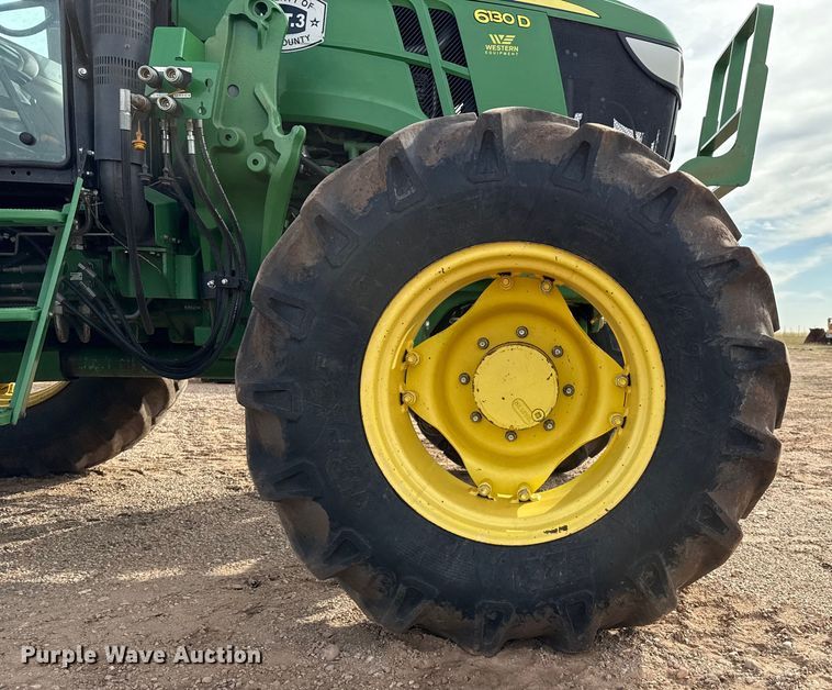 image for item EP0784 2014 John Deere 6130D MFWD tractor