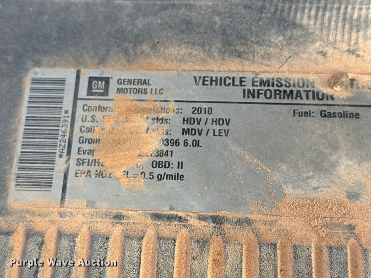 image for item EP0789 2010 Chevrolet Silverado 2500HD Ext. Cab pickup truck