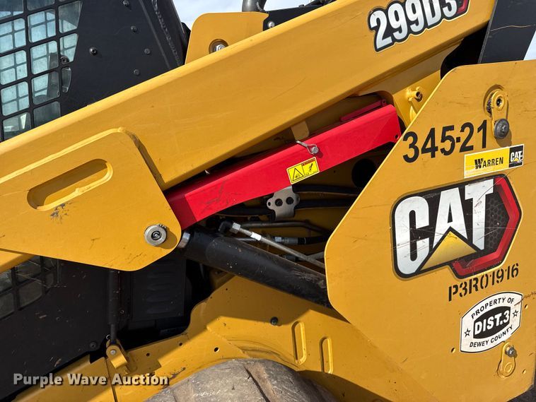 image for item EP0794 2024 Caterpillar 299D3 tracked skid steer loader